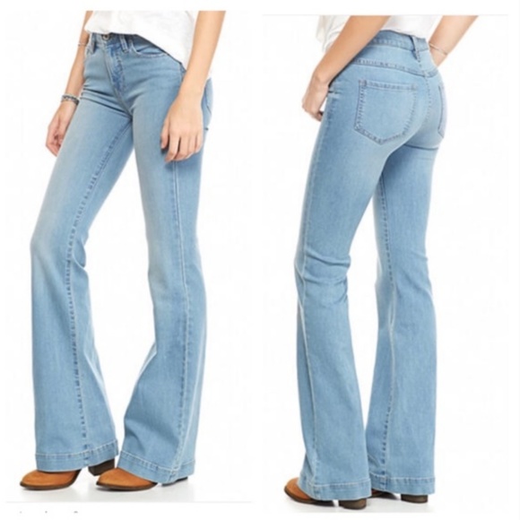 Free People Denim - Free People Marlin super stretchy flare Jeans
